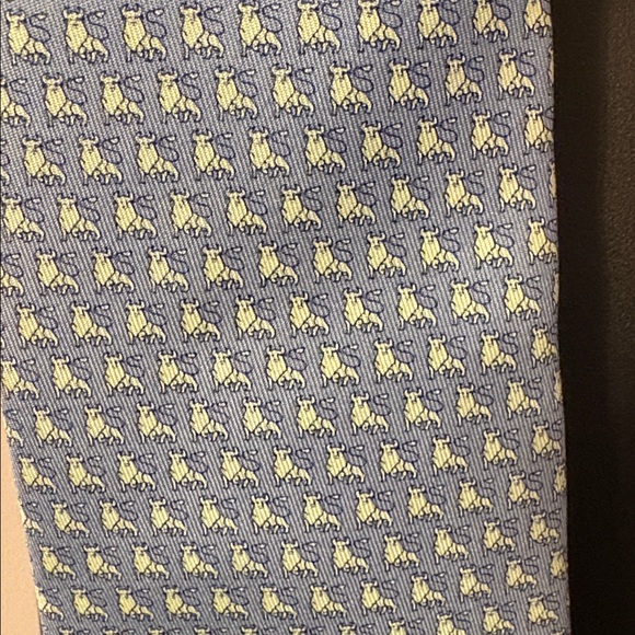 Vineyard Vines Custom Collections Merrill Lynch Logo Baby Blue Silk Necktie Tie - Picture 9 of 14